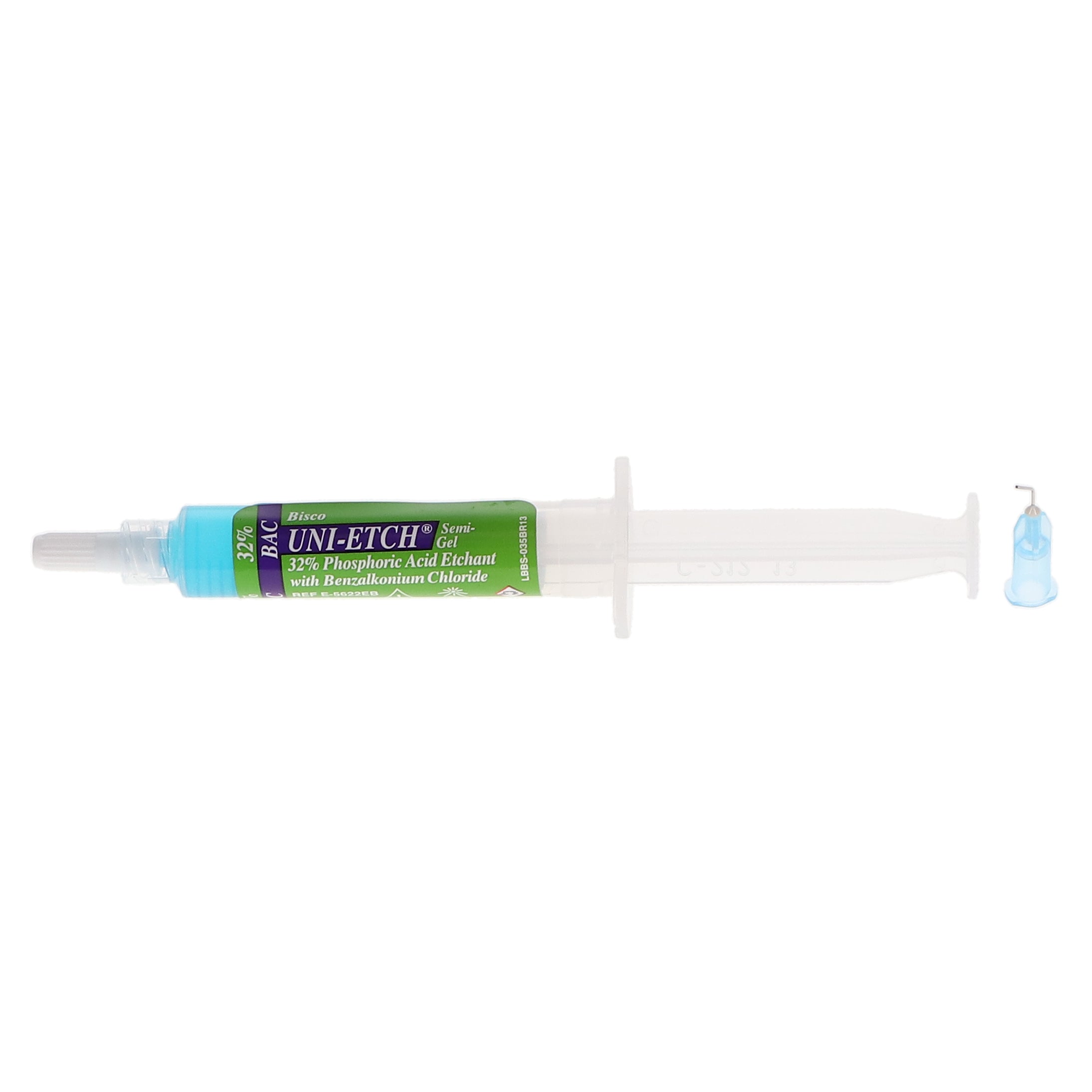 Bisco E5502EBM Uni-Etch 32% Phosphoric Acid Etchant Dental Syringes 4/Pk 5 Gm Bisco E5502EBM Uni-Etch 32% Phosphoric Acid Etchant Dental Syringes 4/Pk 5 Gm